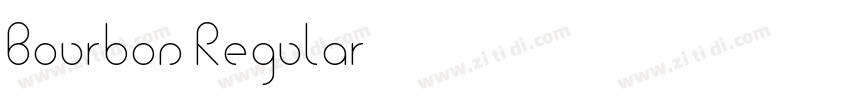 Bourbon Regular字体转换